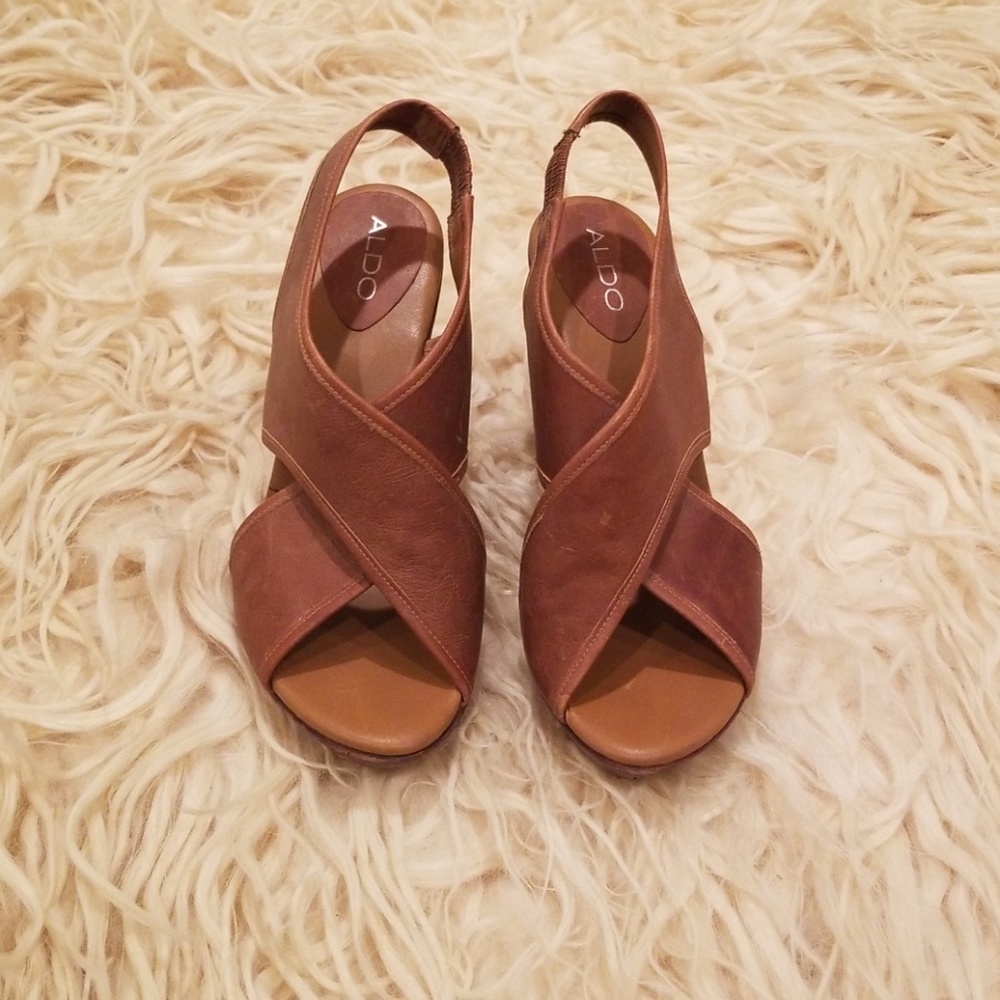 Leather heels